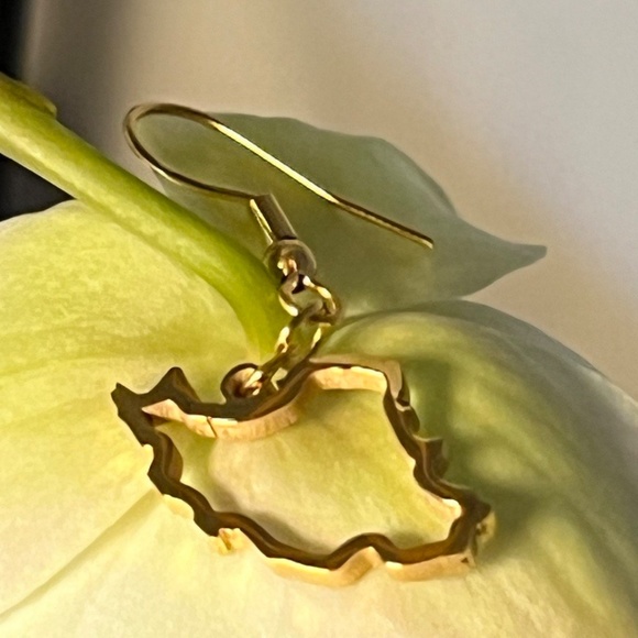 IRAN MAP Earrings - Picture 2 of 6